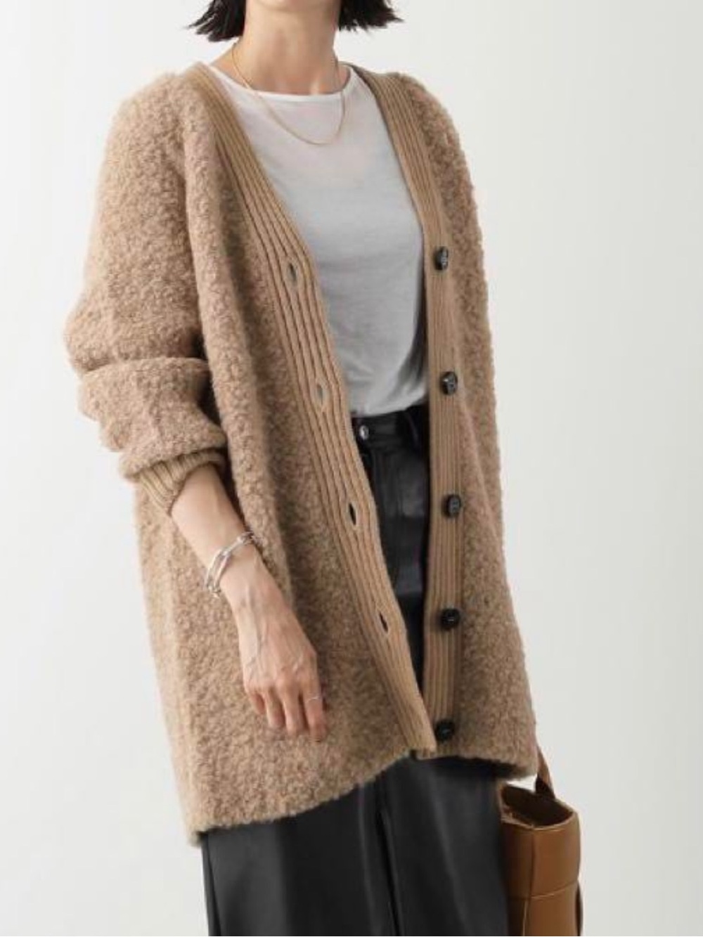 Weekend Max Mara Enfasi Camel Cardigan—M